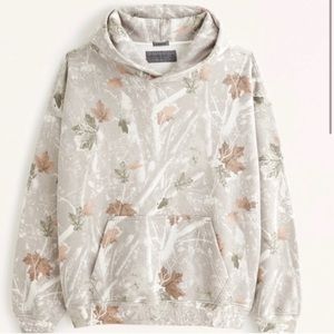 Abercrombie essential popover hoodie camo